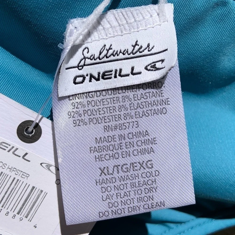 🌻NEW {w tags!} O'Neill Salt Blue Water Solids Hipster Bottoms Size XL